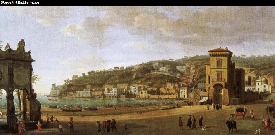 william shakespeare a painting showing the of the shoreline at naples